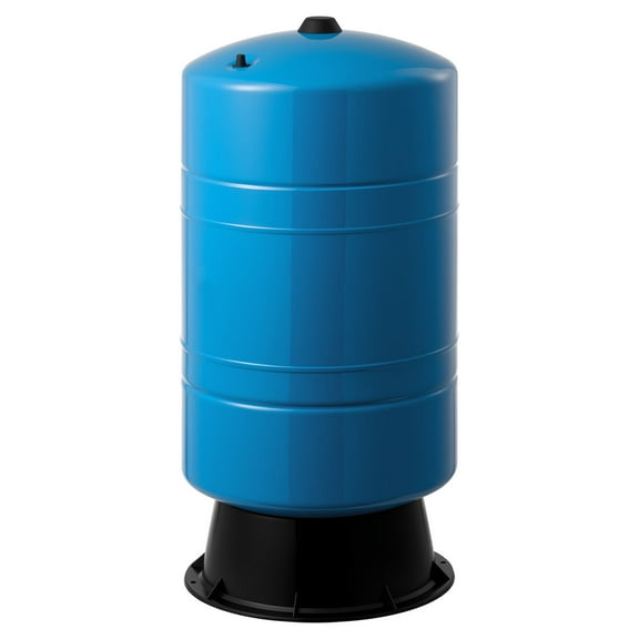 KFFKFF 20-Gallon Vertical Well Pressure Tank, Pre-Charged Water Storage Tank for Well Systems, Durable Carbon Steel Container for Residential, Educational, Agricultural, and Irrigation Use