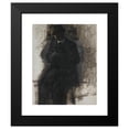 thumbnail image 2 of Vilhelm Hammershøi 12x14 Black Modern Framed Museum Art Print Titled - Study for the Coin Collector, 2 of 5