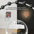 thumbnail image 4 of Yayeee 2-Pack Plug in LED Night Lights with Light Sensors Motion Detectors, Blue Abstract Lines, 4 of 7