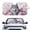 Wolf and Floral Pattern Design, variant on HUIACONG Strawberry Spot Design Windshield Sun Shade Shade Cover Sun Visor Automotive Accessories Foldable Sunshade for Trucks Universal Vans
