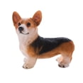 thumbnail image 1 of Statue de Chien en Résine Style Mignon Vif Petit Compact Matériau en Résine Ornement Corgi pour Jardins Bureaux Intérieurs, 1 of 5