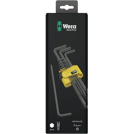 

Wera Tools Imperial Blacklaser 950/9 Hex-Plus 1 Sb L-Key Set 9Pc