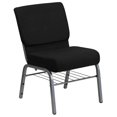 thumbnail image 1 of Bowery Hill Church Stacking Chair in Silver and Black, 1 of 9
