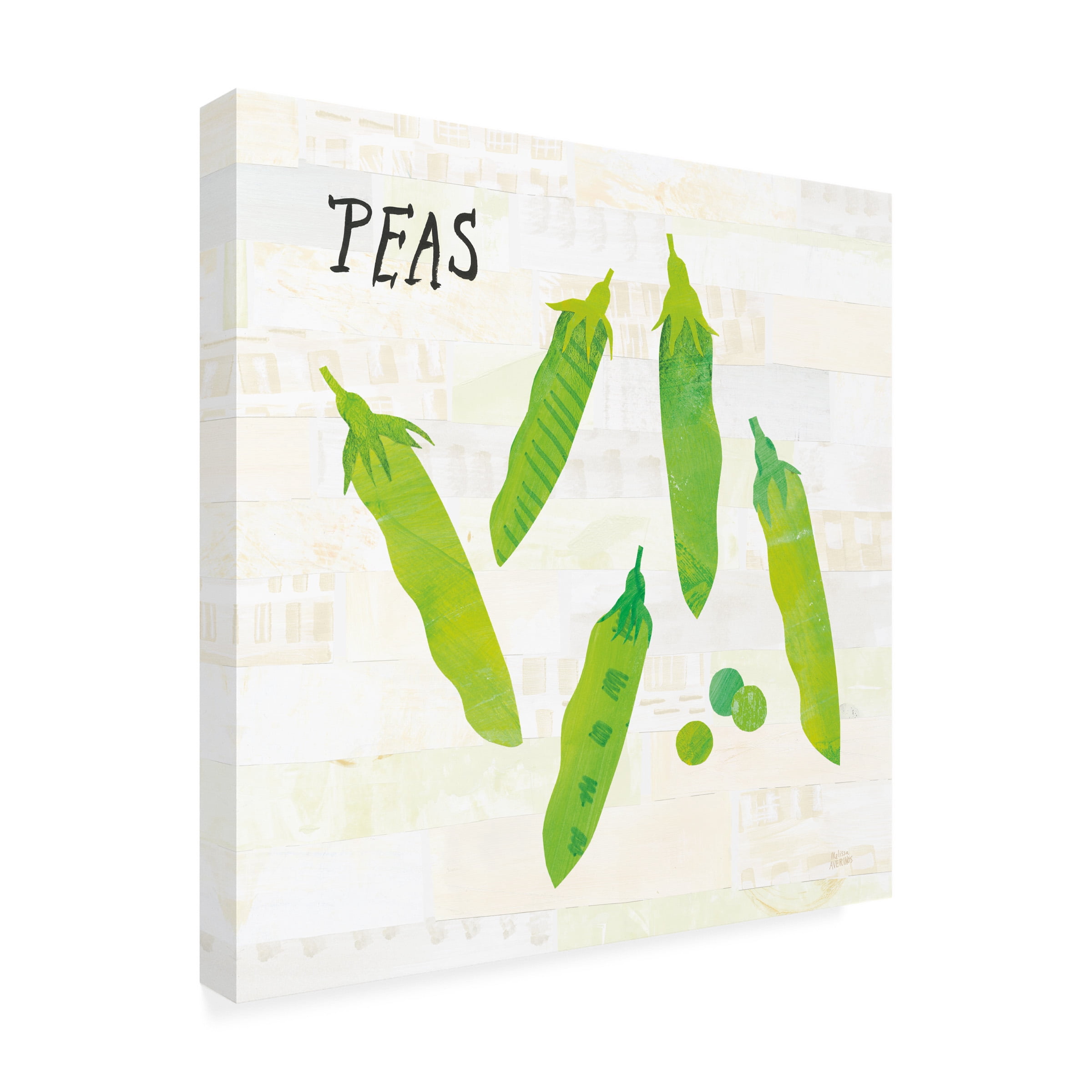 Melissa Averinos 'Kitchen Garden III Cream' Canvas Art