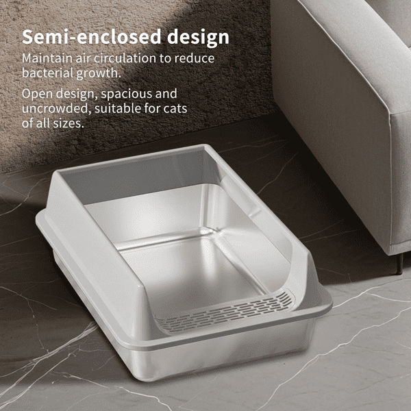 imerelez Magic Cube Intelligent Cat litter Box - Free Hands, Enjoy Pure Life | Automatic Cleaning, Silent Design, Preferred for Multi Cat Families pink