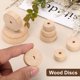 thumbnail image 4 of Rueda de Madera en Losa Uxcell, Rueda de Madera Sin Acabado para Modelos de Coches y Camiones de 1-3/8" de Diámetro, 2/5" de Grosor, 1/5" de Agujero, 4 of 7