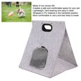 thumbnail image 4 of Bolsa de gato portátil para casa bolsa de gato de fieltro plegable cortinas de malla lavables transpirables extraíbles para gatos pequeños y perros para Hospital ANGGREK Otros, 4 of 9