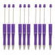 thumbnail image 1 of 10 bolígrafos de tinta negra con cuentas, bolígrafos novedosos para escribir a mano. violetas, 1 of 9