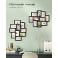 thumbnail image 3 of SONGMICS Collage de Marco de Fotos, 10 x 15 cm, Juego de 10, Pantalla Colgante, Requiere Montaje, Negro, 3 of 5