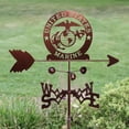thumbnail image 2 of facefd Stainless Steel Weather Vane Retro Farm Scene Garden Stake Weathervane Professional Measuring Tools Type 5, 2 of 9