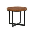thumbnail image 3 of DecMode Wood Accent Table Industrial Brown, 3 of 10