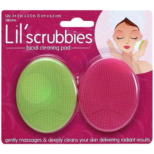 Lil' Scrubbies Facial Cleaning Pads, 2 