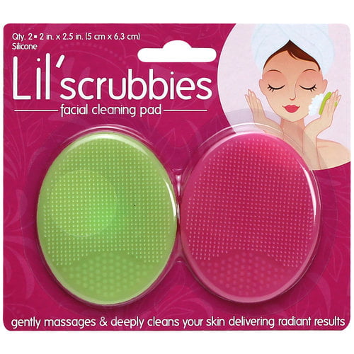 Lil' Scrubbies Facial Cleaning Pads, 2 count - Walmart.com - Walmart.com