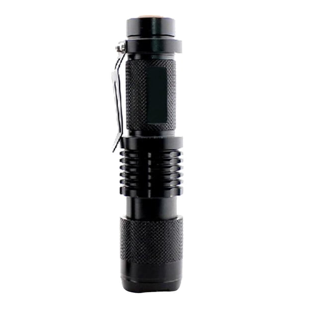 Linterna LED negra brillante Mini linterna Gloria LED linterna ultra brillante