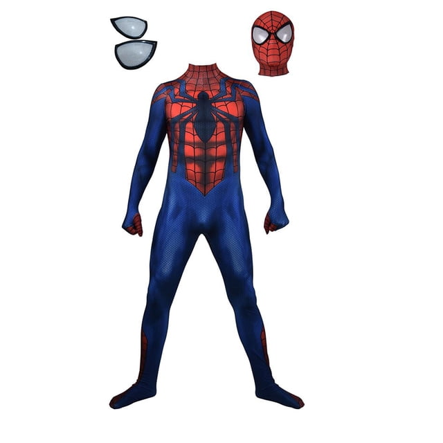 Disfraz de Ben Reilly para adultos y niños, traje de araña escarlata, superhéroe, Zentai, para Halloween Fivean unisex