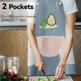 thumbnail image 5 of 2 uds delantal cocina hogar impermeable antimanchas toallitas manos adulto sin mangas, 5 of 5
