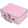 thumbnail image 1 of WEUVEB Caja De Almacenamiento Para Maquillaje Rosa Con Moderno Y Material De Aluminio, 1 of 3