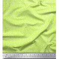 thumbnail image 1 of Soimoi Tissu Georgette Vert Moss Imprimés de Points Inégaux au Mètre 42 Pouces de Large, 1 of 5
