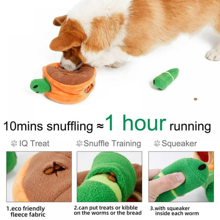 Monfince Turtle Snuffle Toys Squeaky Puzzle Toys Dog Birthday Brain Games  Treat Dispensing Toys for Foraging Instinct Training, Enrichment Toys for  Boredom 