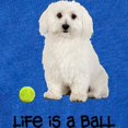 thumbnail image 2 of CafePress - Bichon Frise Life - Cute Infant Baby Football Bodysuit, 2 of 3