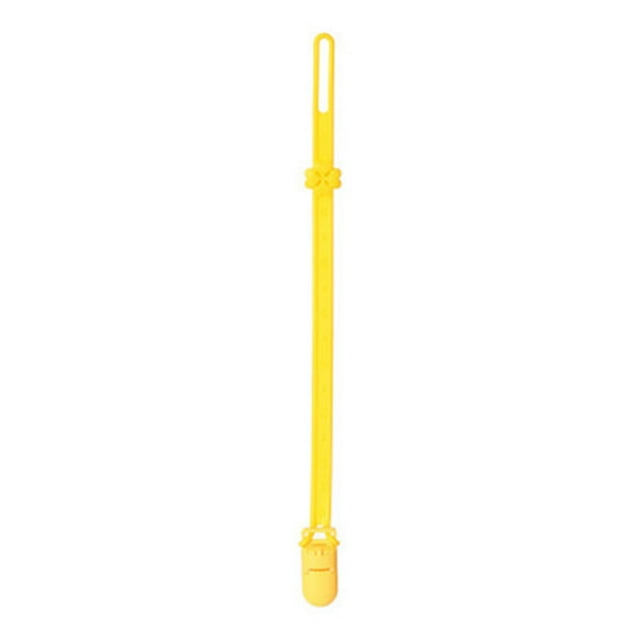 Clips de silicona para chupetes, accesorios universales duraderos y útiles para guardería, soporte para pezones para recién nacidos, Amarillo Yotijar pinza chupete con cuentas
