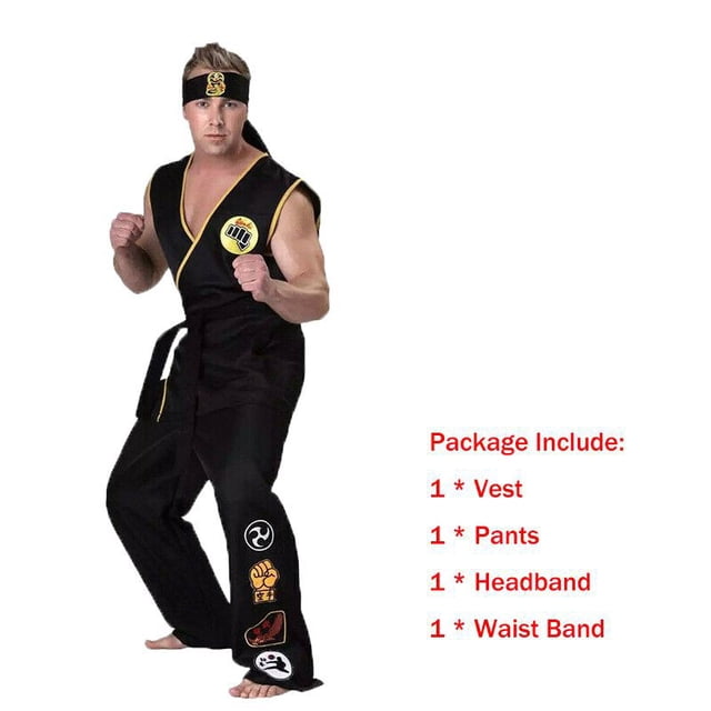 Cobra Kai : the Karate Kid Saga Halloween Cosplay Disfraces Taekwondo Party Set