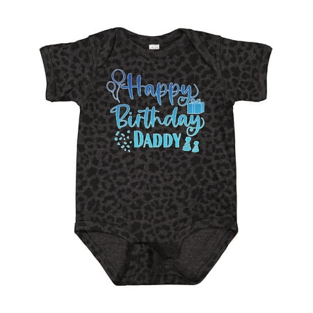 

Inktastic Blue Happy Birthday Daddy Gift Baby Boy or Baby Girl Bodysuit