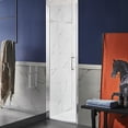 thumbnail image 2 of ANZZI Glass Shower Door Lancer Series Frameless Semi-Hinged 72 in. H x 23.4 in. W Polished Chrome, 2 of 11