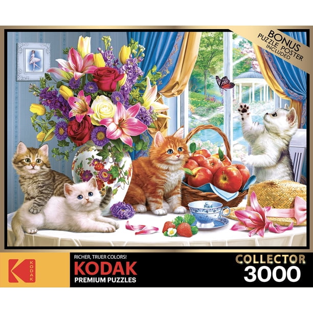 Cra-Z-Art Kodak 3000-Piece Fluffy Kittens in Living Room Adult