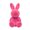 A, variant on Ltdhehe Flocked Easter Bunny Figurine with Bow Tie Cute Rabbit Centerpiece for Easter Signs Centerpieces Farmhouse Home