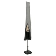 Modern Leisure Garrison Patio & Market Umbrella Cover, 21"L x 8"W x 73"H, Granite Gray