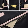 thumbnail image 4 of Mochila para mujer, mochilas para la escuela, la universidad, con lindo colgante, bolso de viaje con bolsillo abierto, mochila pequeña para viajes, mediana, negra, 4 of 7