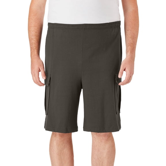 KingSize Men's Big & Tall Lightweight Jersey Cargo Shorts