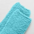 thumbnail image 5 of Weikingp Compression Socks for Women Women Fuzzy Fluffy Cozy Slipper Socks Warm Soft Winter Plush Home Sleeping Socks Feetures Socks for Women Womens Socks Socks for Women () Mint Green Flock, 5 of 6