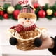 thumbnail image 1 of Ganfancp Cesta de Navidad para Caramelos Decoración Cesta de Navidad para Papá Noel Regalo Liquidación 1Pc Cesta de Navidad, 1 of 2