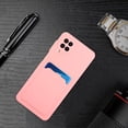 thumbnail image 6 of Galaxy A12 Case, Slim Soft Fit Shockproof Protection Case Dropproof Non-Slip Silicone Case with Card Slots Soft TPU Bumper Phone Wallet Case for Samsung Galaxy A12,Pink, 6 of 6