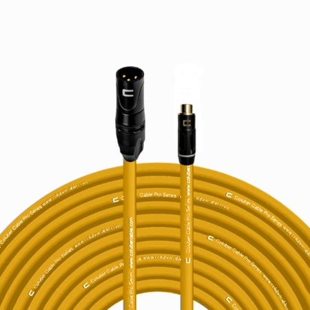 Coluber Cable Unbalanced XLR Cable Male to RCA Female Audio Music Connector