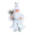 thumbnail image 1 of Santa Figurines Standing Santa Statue Miniature Collection Hanging Santa Pendant for Christmas Tree Fireplace Tabletop Centerpieces, 1 of 3
