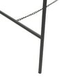 thumbnail image 5 of DecMode 20" x 56" Black Metal Tall Adjustable Floor 3 Tier Easel, 1-Piece, 5 of 15