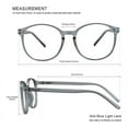 thumbnail image 4 of LAMBBAA Vintage Round Progressive Multifocal Presbyopic Glasses, Photochromic Gray Sunglasses for Men Women Readers (+0.00/+1.00 Magnification), 4 of 5