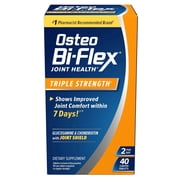 Osteo Bi-Flex Triple Strength Joint Health Supplement, Glucosamine Chondroitin Coated Tablets, 40 Count