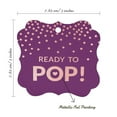 thumbnail image 7 of Inkdotpot Pack Of 100 Real Rose Gold Foil Bracket Shape Paper Tags Ready To Pop Baby Shower Favor Hang Tags, 7 of 7