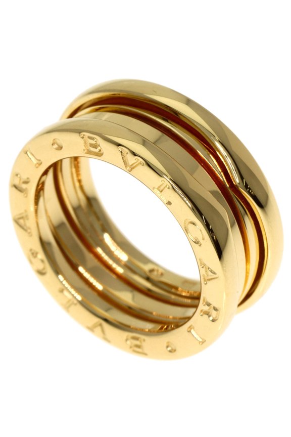 Pre-Owned BVLGARI B-zero1 2-Band #49 Ring in 18K Yellow Gold for Women