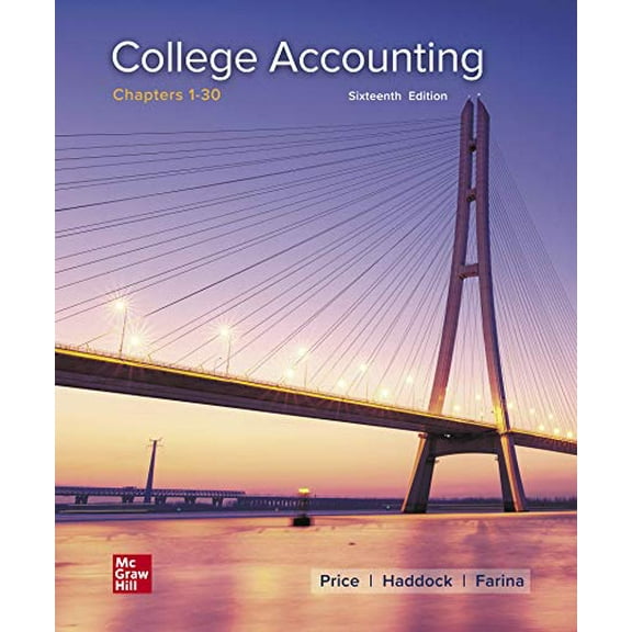 Pre-Owned College Accounting Chapters 1-30 Paperback