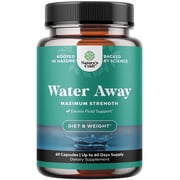 Nature's Craft Natural Diuretic Water Supplements - Reduce Excess Water for Weight Management for Men and Women - with Vitamin B6, Dandelion Root & Pure Green Tea Extract