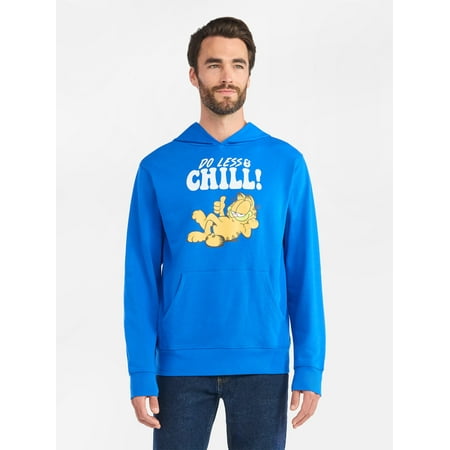 Garfield Men's and Big Men's Graphic Hoodie with Long Sleeves, Sizes XS-5XL
