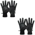 thumbnail image 2 of 2 Pairs Winter Riding Gloves Warm Windproof Waterproof Bike Gloves Touch Screen Gloves Mountaineering Gloves for Men (Black, ), 2 of 6