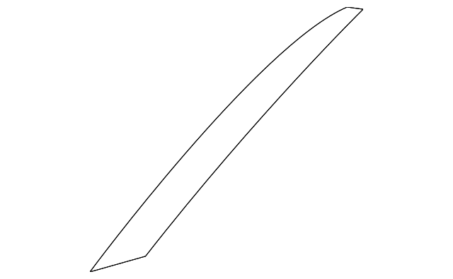 Genuine OE Nissan Applique - 82812-3TA0B