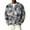 Gray_#07, variant on Nokdvo Men's Waffle Shirts Long Sleeve Sherpa Plaid 1/4 Button Up Henley Casual Sweatshirt Fall Winter Quilted Knit Solid Color Loose Tops,Red XL