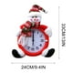 thumbnail image 3 of ¡Oferta de DagobertNiko! Despertador navideño con diseño de Papá Noel y muñeco de nieve, despertador de dibujos animados, decoración de mesa, reloj de mesa navideño, decoración navideña, relojes,, 3 of 5